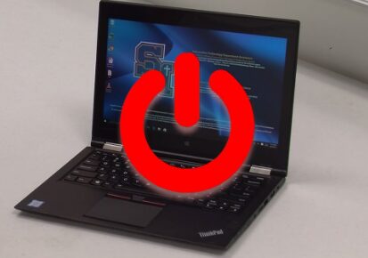 How to shut down a Lenovo Laptop