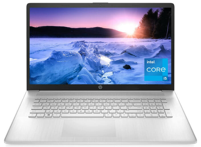 7. HP 17-inch Laptop, 11th Generation Intel Core i5-1135G7